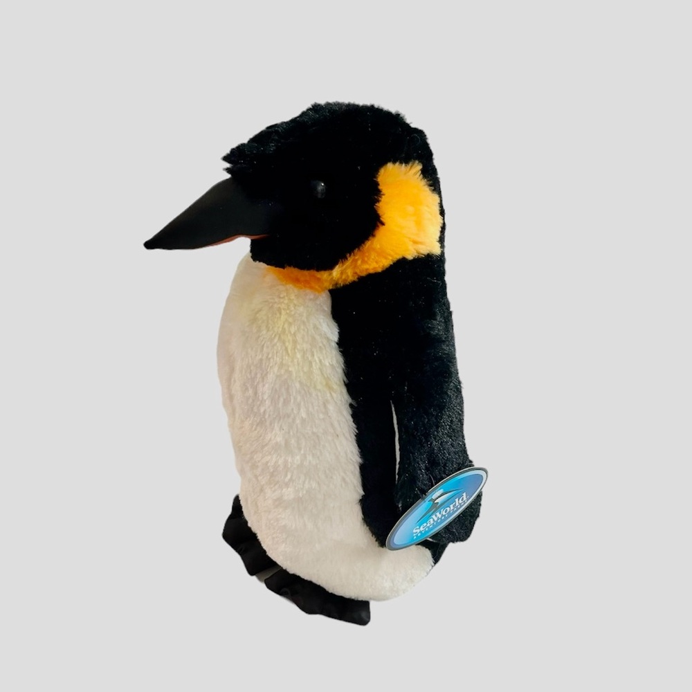 NEW Sea World 14" Plush Emperor Penguin Stuffed Animal Toy